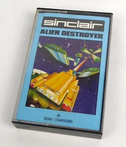 Juego Sinclair ZX Spectrum -- ALIEN DESTRUYER (Kuma) -- Tape - Imagen 1 de 1