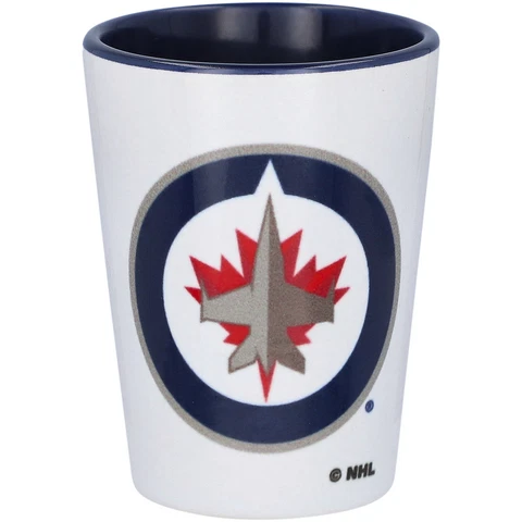 Winnipeg Jets 2oz. Inner Color Shot Glass Cover