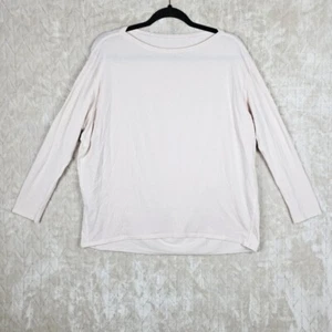 Lululemon Back In Action Shirt 8 Lightweight Pink Gym Athleisure Preppy Cotton - Picture 1 of 4