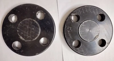 BOLTEX 2" BLIND FLANGES 4-HOLE 5" O.D. USA 1 300 B16 SA105 S3650817 (LOT OF 2) - Image 1 of 4