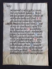 MITTELALTERLICHE LATEINISCHE PERGAMENT-HANDSCHRIFT,GROSSEN INITIALIE,UM 1560,RAR