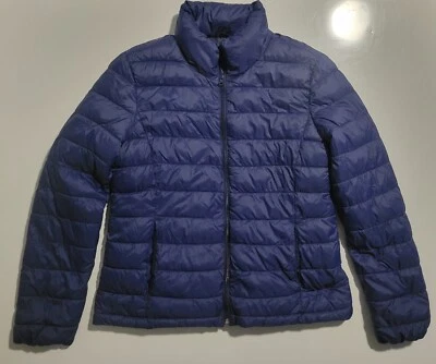 Gap Puffer Jacket Mens Large Blue Insulated Coat Pockets Ski Snow Full Zip - Image 1 of 4