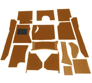 Cognac velours carpet kit for Austin Healey 100-4 BN1 LHD 1953-1955 - Picture 1 of 1