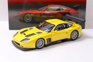 1:18 Kyosho Ferrari 575 GTC 2004 cupé amarillo - Imagen 1 de 4