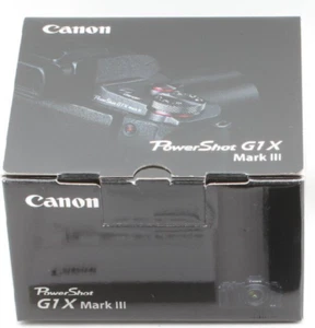 Canon PowerShot G1X Mark III Compact digital Camera Zoom Lens Black - Picture 1 of 9