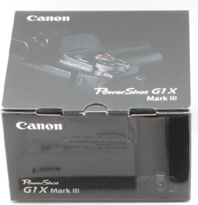 Canon PowerShot G1X Mark III Compact digital Camera Zoom Lens Black near mint - image 1 of 4