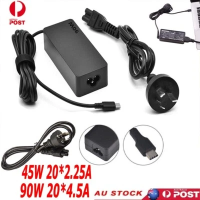 USB-C Type-C 45/90W Adapter Laptop Charger Power For Lenovo ThinkPad Acer Dell - image 1 of 4
