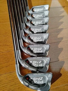 PINPING ZING 2 Iron Set 8pcs 4–9i W S Orange Dot Steel Shaft RH japan golf - Picture 1 of 7