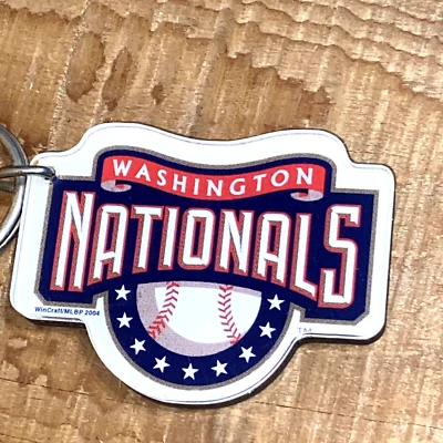 Baseball Washington Nationals Keychain 2004 Vintage First Year Wincraft - Image 1 of 4
