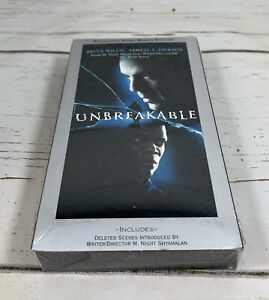 Unbreakable Vhs Video Bonus Edition Bruce Willis Samuel L Jackson Sealed New