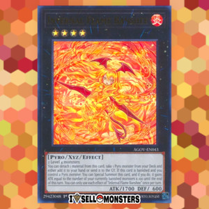 Yu-gi-oh! TCG 1x Infernal Flame Banshee AGOV-EN043 x1 ULTRA YUGIOH! FIRE 1st NM