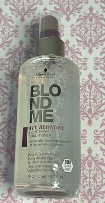 Schwarzkopf Conditioner Spray! 6.7 Oz., Blonde Me, ALL Blondes, Light Spray - Image 1 of 4
