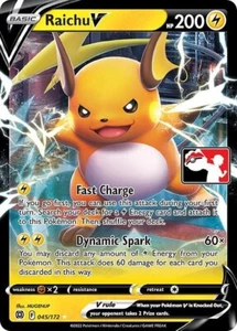 Pokemon Raichu V 045/172 Ultra Rare Preispaket 3 Spiele Promo - Bild 1 von 1