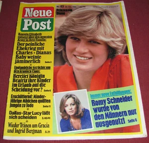 Princess Diana - NEUE POST - German October 1982 ULTRA RARE - Picture 1 of 1