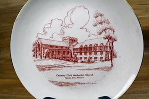 Gedenktafel der Country Club Methodistenkirche in Kansas City Missouri - Bild 1 von 9