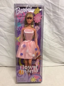 2000 FLOWER MANIA BARBIE - 28614 - ORIGINAL BOX UNOPENED - SPECIAL EDITION - Picture 1 of 12