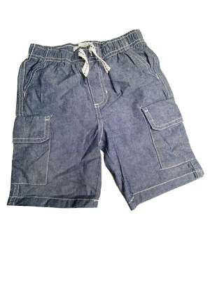 Kids Headquarters Boys Blue Cargo Shorts 4T Drawstring Waist - Image 1 of 4