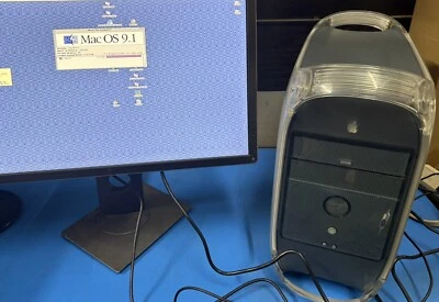 Vintage Apple Power Mac G4 PowerPC G4 @350MHz, 256MB RAM, Mac OS 9.1, 40GB HDD - Image 1 of 4