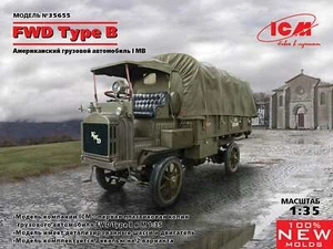 1FWD Type B, WWI US Army Truck (Scale model kit) 1/35 ICM 35655 - Picture 1 of 12