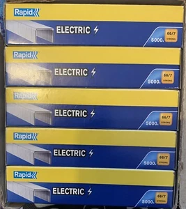 Rapid Strong Staples 66/7 Electric 24867900 ( 5 Packs ) - Picture 1 of 2