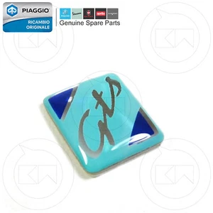 LOGO ADESIVO GTS PER CRESTA PARAFANGO ORIGINALE PIAGGIO VESPA GTS 300 IE 2016 - Picture 1 of 2