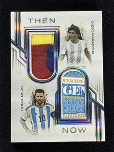 1/3 ≈1/1 ! 2024 Futera Incredible Diego Maradona/Lionel Messi Then & Now Patch - Picture 1 of 2