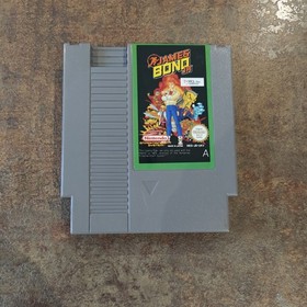 Nintendo NES Spiel James Bond Jr UK nur Kart