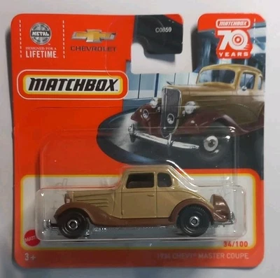 Matchbox - 1934 Chevy Master Coupe - OVP - 2023 - #34/100 - MB1232 - Bild 1 von 2