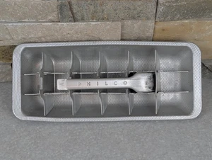 Vintage PHILCO Aluminum 18 Ice Cube Tray Retro Hinged Lever Action Kitchenware - Picture 1 of 7