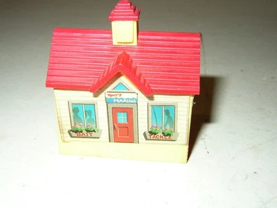 Caja de herramientas Micro Machines 1988 vintage edificio Super City Tony's Marina Galoob Foto 1 de 3