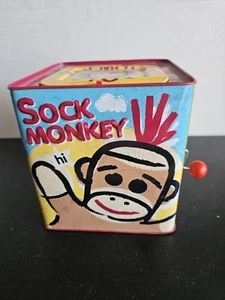 Schylling 2008 Sock Monkey and You Jack In The Box  - Picture 1 of 10