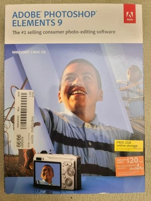 Adobe Photoshop Elements 9 - Window / Mac good condition - Image 1 of 4