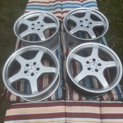 18" MERCEDES BENZ AMG SL500 MONOBLOCK SL600 OEM FACTORY STOCK WHEELS RIMS 5x112 - Image 1 of 4