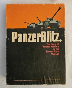 Gioco libreria vintage Panzer Blitz Avalon Hill 1970 guerra armata seconda guerra mondiale non perforato - Foto 1 di 11