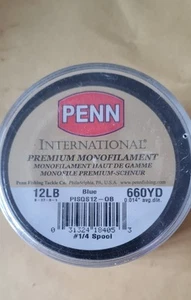 Penn International Premium Monofilament 12lb Clear Line 660yd - Picture 1 of 3