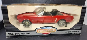 1964 1/2 Ford Mustang American Muscle 1/12 Scale Die-Cast Metal Car Ertl - Picture 1 of 16