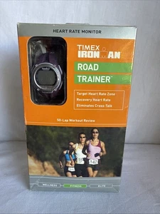 Timex Ironman Road Trainer Watch Womens T5K214F5 HRM Heart Rate Monitor NEW - Picture 1 of 5