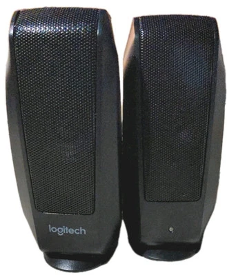 Logitech S-120 2.0 Desktop Multimedia Computer Speakers 3.5mm Jack 880-00803 - Image 1 of 2