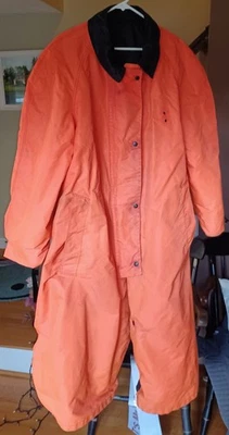 VTG Blauer Nylolite Reversible Utility Jacket Coat 46L Orange/Black Hi Visibile - Image 1 of 4