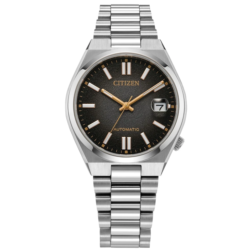 Citizen “TSUYOSA” Black Dial Automatic Stainless Steel Men's Watch NJ0200-50E