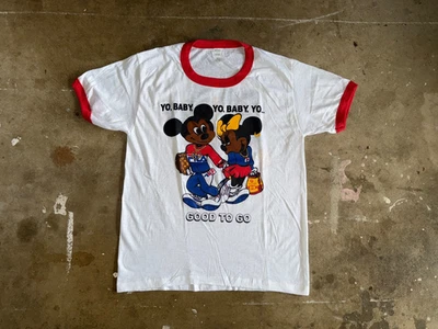 CAMISETA BOOTLEG HIP HOP HIP BOOTLEG MICKEY MOUSE & MINNIE DISNEY AÑOS 80 - 90 HOMBRE TALLA M CAMISETA RAP Foto 1 de 4