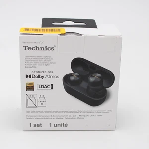 Technics EAH-AZ100P-K Wireless Noise Cancelling Earbuds Black - Picture 1 of 7