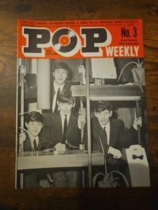 Pop Weekly Magazine Beatles 1963 No.3 - Picture 1 of 2