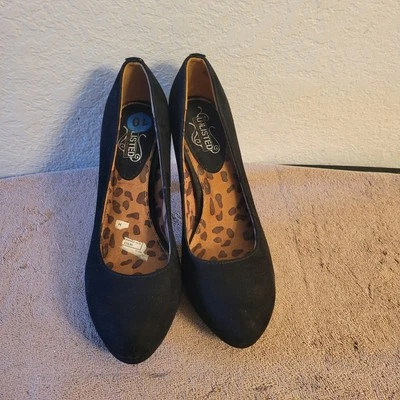 Zapato de tacón Kenneth Cole para mujer talla 10M negro gamuza no listado cineasta  Foto 1 de 4