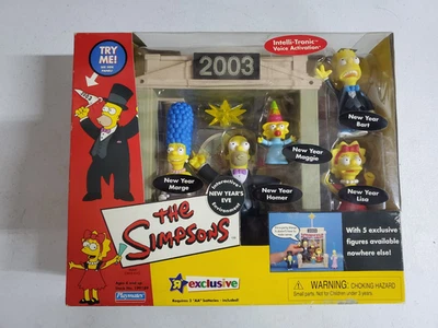 The Simpsons Family 2003 New Years Eve Toys R Us exclusive Playmates NEW - Image 1 of 2