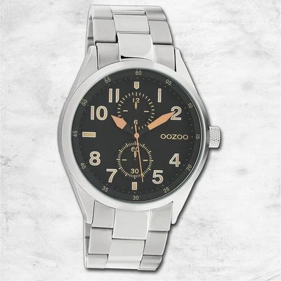 Oozoo Orologio Da Donna Timepieces Analogico In Metallo Argento UOC10634 - Immagine 1 di 3