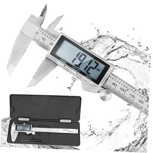 Digital Caliper, IP54 Waterproof Stainless Steel Caliper IP54 Digital Caliper - Picture 1 of 8