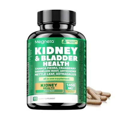 Kidney and Bladder Health 60Cps Chanca Piedra 3000mg/Nettle/Astragalus/Horsetail - Image 1 of 2