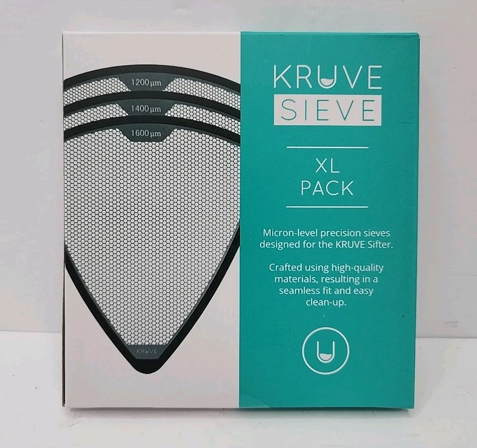 KRUVE Tamiz Grind Sieve XL Pack | 3 Tamices | 1600μm 1400μm 1200μm | NUEVO  Foto 1 de 4