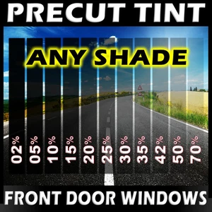 Nano Carbon Window Film Any Tint Shade PreCut Front Doors for Chevrolet Cars - Picture 1 of 2